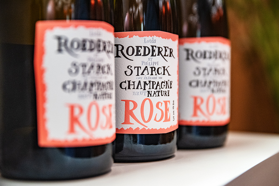 Louis Roederer et Philippe Starck: Champagne Brut Nature Rosé 2015