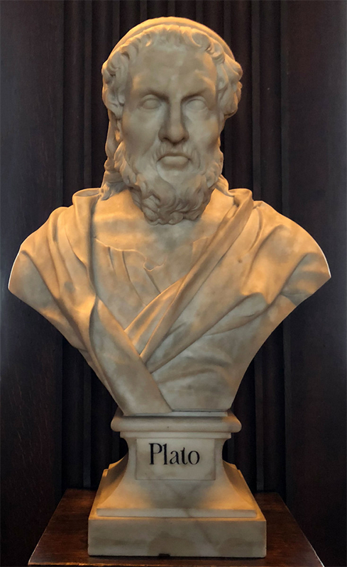 Bust of the philosopher Plato