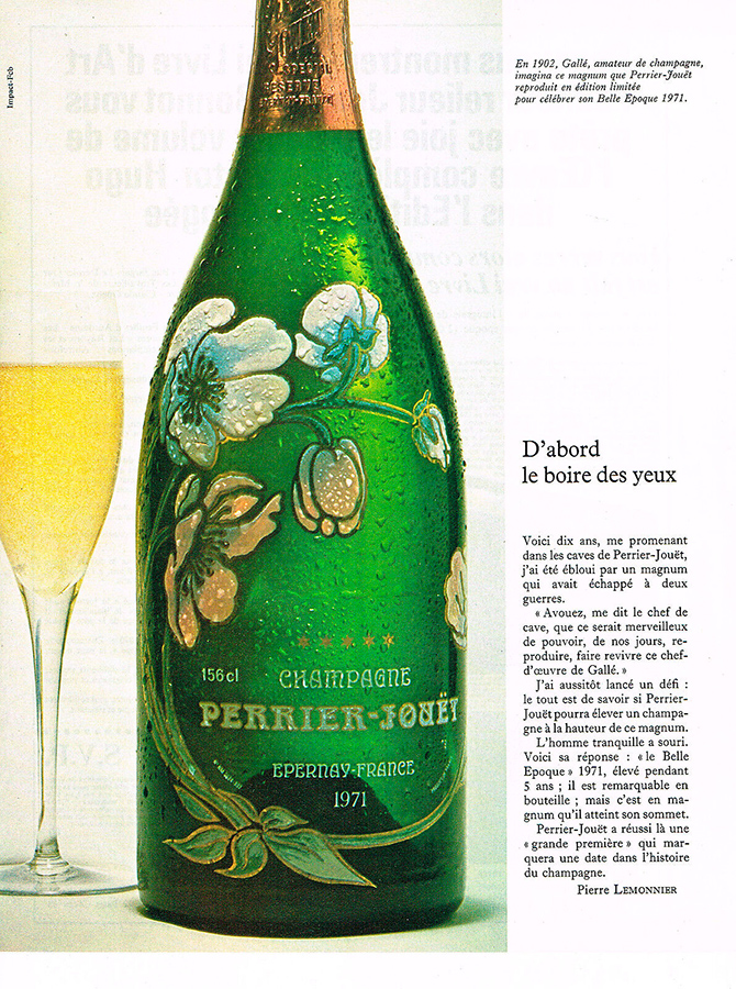 Ad from 1977 for Belle Epoque 1971