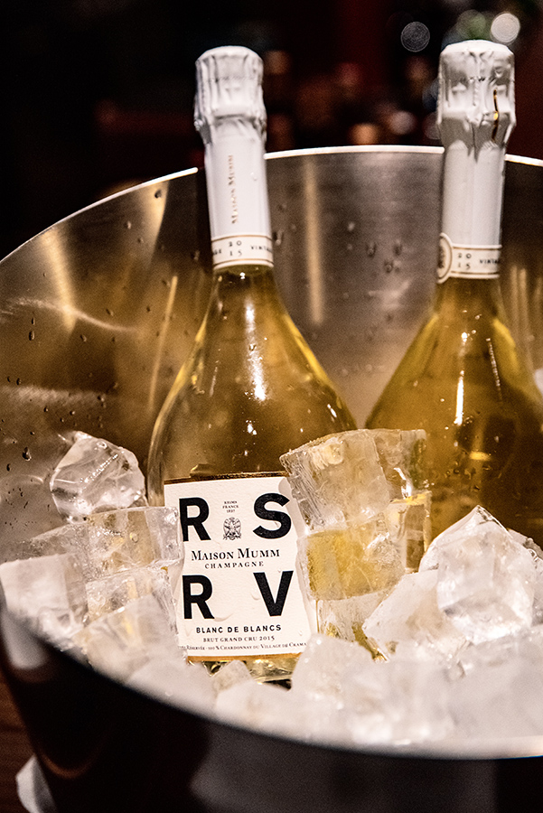 Two bottles of RSRV-Champagne