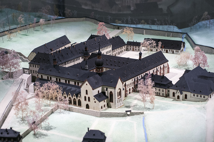 Model of the monastery complex