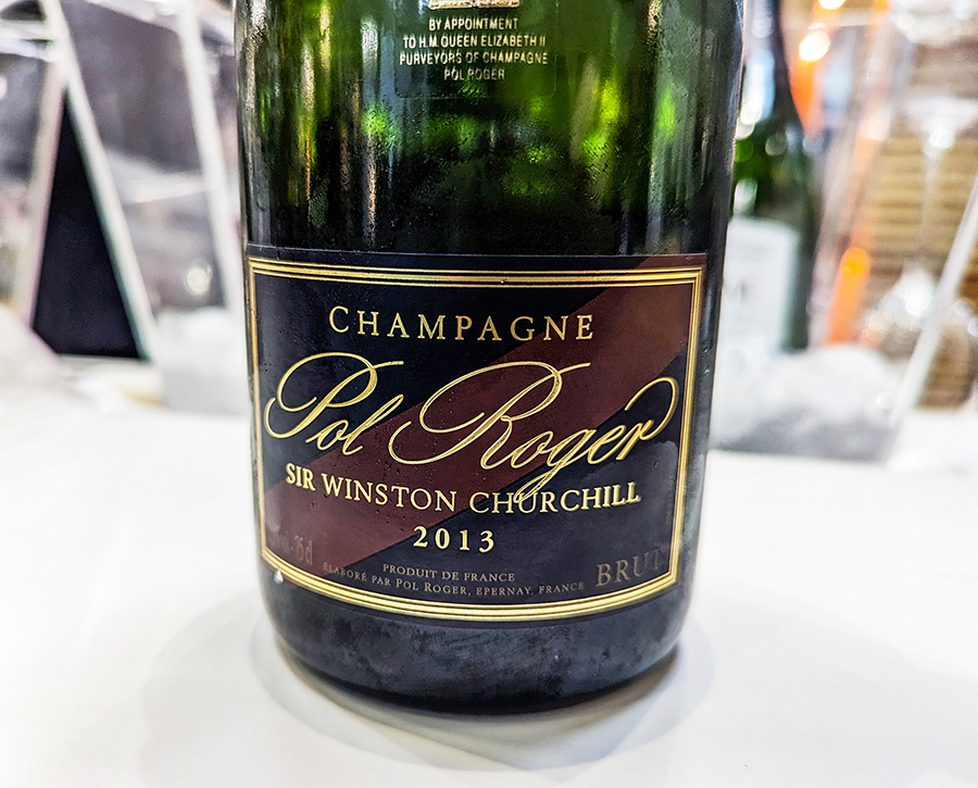 A bottle of Champagne